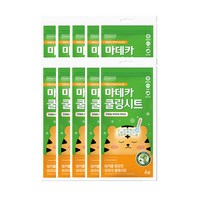 동국제약 마데카 쿨링시트 4매 열시트 해열시트 쿨링패치 열냉각시트 아이스패치 열패치 냉각시트, 4개입, 10개