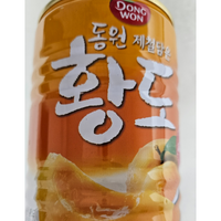 동원 황도 슬라이스 복숭아 통조림, 200g, 6개