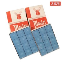 명품초크 Masterchalk 당구공 초크 당구장 마스터 쵸크 업소용 개인용 12P X 2, 블루, 2개