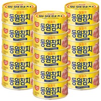 동원 라이트 스탠다드참치100g, 100g, 15개