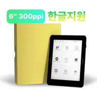 OSLAB 휴대용 6인치 이북 리더기 E INK 스마트 전자책, OSLER300_6인치블랙2+32, 1개