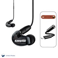 슈어 AONIC 215 UNI 인이어 이어폰 SHURE SE215 UNI 모니터 유선 이어셋 [삼아정품], 블랙