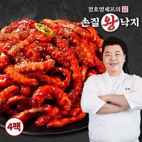 [정호영셰프]신선담은 손질왕낙지 170g x 4팩 + 소스 50g x 4팩, 1개