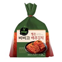 비비고 썰은배추김치 3kg CJ 별미 간편한 맛있는 한식 고급 집반찬 자취 라면 삼겹살, 3개