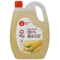 백설 옥수수유, 3.6L, 1개