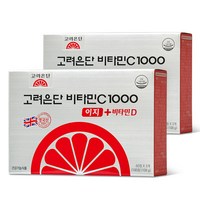 고려은단 비타민C1000 이지 + 비타민D, 180정, 2개