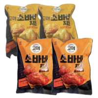 고메 소바바 치킨 양념 순살 2개 소이허니 순살 2개, 양념 순살2 오리지날 순살2, 375g