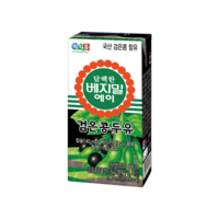 [베지밀] 담백한 에이 검은콩 두유 190ml x 48팩, 48개