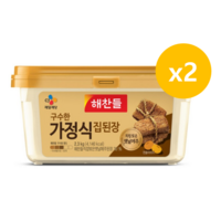 해찬들 구수한 가정식 집된장, 2.3kg, 2개