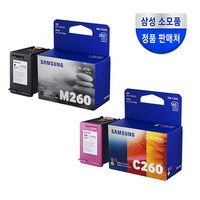 삼성전자 잉크 INK-M260 + INK-C260 세트, INK-M260(컬러), INK-C260(검정), 1세트