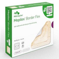 메피렉스 보더플렉스 10x10cm(5장/개) [대리점직영 정품 광고심의필] Mepilex border flex 재생밴드 욕창 궤양 화상 수술상처 창상 삼출물많은 인공관절수술 병원용, 1개