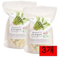 질마재농장 쌀토끼미미의 순수한 유기농 쌀과자 80g, 백미 시금치, 60g, 3개입