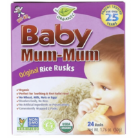 Baby Mum-Mum 베이비멈멈 오리지널 라이스 유아용 비스킷 50g X6팩, 1개