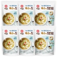 백설 멸치디포리 육수에는 1분링(20개입) x6개, 80g, 6개