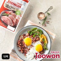 주원산 훈제오리슬라이스 150gX12팩, 12개, 150g