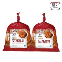 종가 종가집 아삭한포기김치 4.8kg*2 총 9.6kg, 4.8kg, 2개