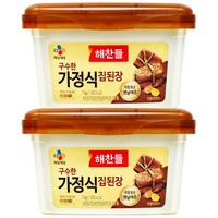 해찬들 구수한 가정식 집된장, 1kg, 2개