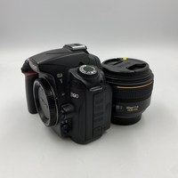 문용 중고 DSLR 카메라 니콘 D90+30mm F1.4(삼식이)+메모리 패키지 상품(ABC카메라)