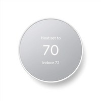 Google Nest 온도 조절기 - 가정용 스마트 온도 조절기 - 프로그래밍 가능한 Wi-Fi 온도 조절기 - 스노우, Programmable Wifi Thermostat, Snow