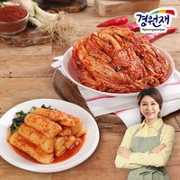 [경원재] 진미령의 국내산 농산물로 만든 포기김치 3kg + 총각김치 2kg, 단일옵션, 상세 설명 참조