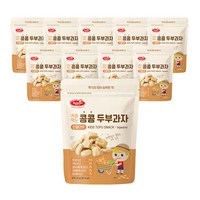 베베스트 처음먹는 콩콩 두부과자 20g, 인절미맛, 10개