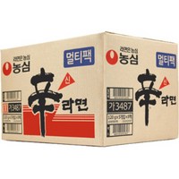 농심 신라면 120g 멀티팩 5개입x8팩 1박스 40개