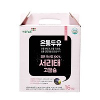 [온통두유] 국산콩 서리태 두유 고칼슘 190ml*48팩, 3040ml, 3개