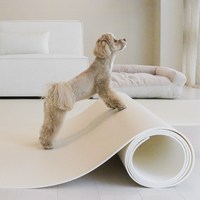 펫바이블 스테디 강아지매트 고양이 TPU 애견매트 미끄럼방지 롤 반려견 110x100cm, 크림베이지 110cmx100cm, 1개