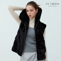 [KT알파쇼핑][LE TROIS]24SS 르투아 FAUX 밍크 베스트 1종