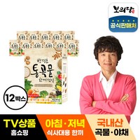 [쇼핑백증정]보의당 박경호 통곡물 한끼선식 12박스, 300g, 12개