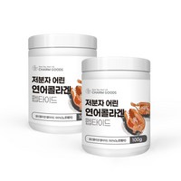 참굿즈 연어 콜라겐 펩타이드 분말 가루 파우더 2병 저분자 생선 먹는 어린 콜라겐 100%, 2개, 100g