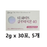 셀게이트 더 화이트 글루타치온 40, 60g, 5개