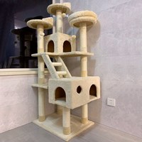 캣타워 bpf 캣휠 숨숨집 캣 야옹이 캣폴 고양이, 업그레이드   플레이트 고양이 등반 프레임 (8 층/더