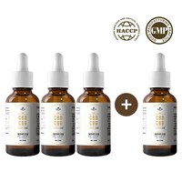 브라이트스카이 1% 카나비노이드 햄프씨드오일 30ml CBD CBG 파이토 대마종자유 오일, 30ml 3+1, 4개