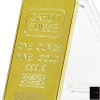 설 새해 선물 행운의상징 골드바 Credict Suisse 1 Oz 24K Gold Plated Bar