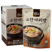 맘으로 뼈없는 소한마리탕750g X 3입 X 2팩 총 6봉, 750g, 2개