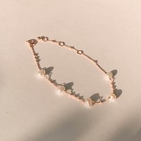 14K 천연 담수진주 은팔찌 more pearl bracelet (ROSE GOLD)