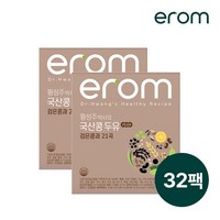 이롬 황성주박사 국산콩 PLUS 검은콩 21곡 곡물두유 단백질보충음료 저당, 190ml, 32개, 32개