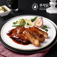 [푸라닭치킨] 닭다리살 스테이크 2종 세트 130g x 16팩 (블랙알리오8+매드갈릭8), 단일속성