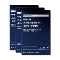 에스더포뮬러 여에스더 닥터에스더 프로테오글리칸 2X 울트라 다이렉트 연어코연골유래추출분말 2형콜라겐 홈쇼핑동일제품 3박스, 4.48g, 3개