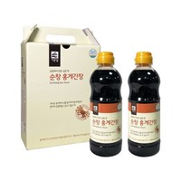 기픈샘 프리미엄 순창 홍게간장 500ml 천연조미료 해썹 국내산 엑기스 어간장 소스 선물세트, 1세트