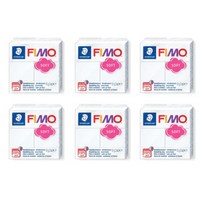 피모 소프트 / fimo 폴리머클레이 스컬피, 0번 화이트, 6개입