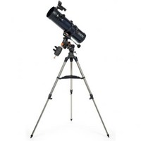 Ce르stron 31051 Astro마스터 130EQ 전동 뉴턴 반사경 망원경 진한 파란색, Astromaster 130EQMD 반사판