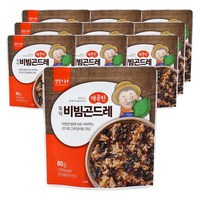 매콤한 뚝딱 비빔곤드레 80g x 10개