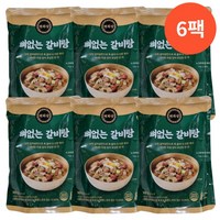 이영자 해화당 뼈없는 순살갈비탕 왕갈비탕, 6개, 900g