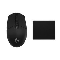 로지텍 G304 LIGHTSPEED 무선 게이밍 마우스+마우스패드 세트 [국내당일발송], 블랙