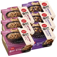 햇반 솥반 통곡물밥 200g x 3p + 흑미밤찰밥 210g x 3p 세트, 1세트