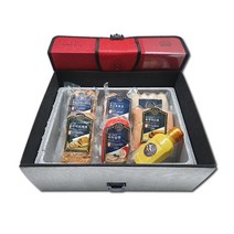 퀸주트 저염도 원육98% 독일식 수제햄 수제소시지 소세지 스팸 캠핑음식 바베큐 부대찌개 햄 선물세트 - 모듬세트 (가방 미포함), 1세트, 2760g