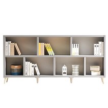 리부트 미니 책장 거실장 2000_2단_A 타입_오픈, 그레이