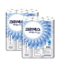크리넥스 [크리넥스] 물에 잘 녹는 에어셀 화장지 40M 48롤 사업자용 45086, 단품
